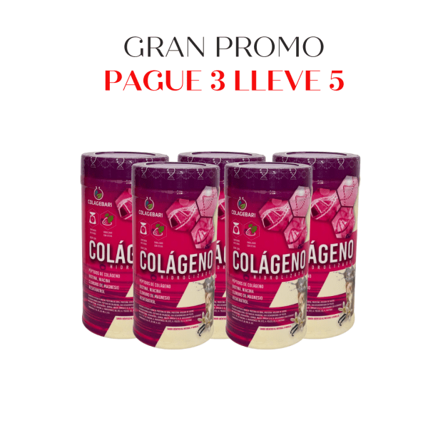 COLAGENO HIDROLIZADO COLAGEBARI PROMO PAGUE 3 LLEVA 5